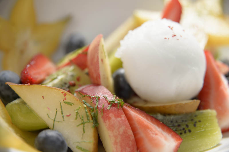 This is a photo of The Federals Fruit Salad using assorted fruit.